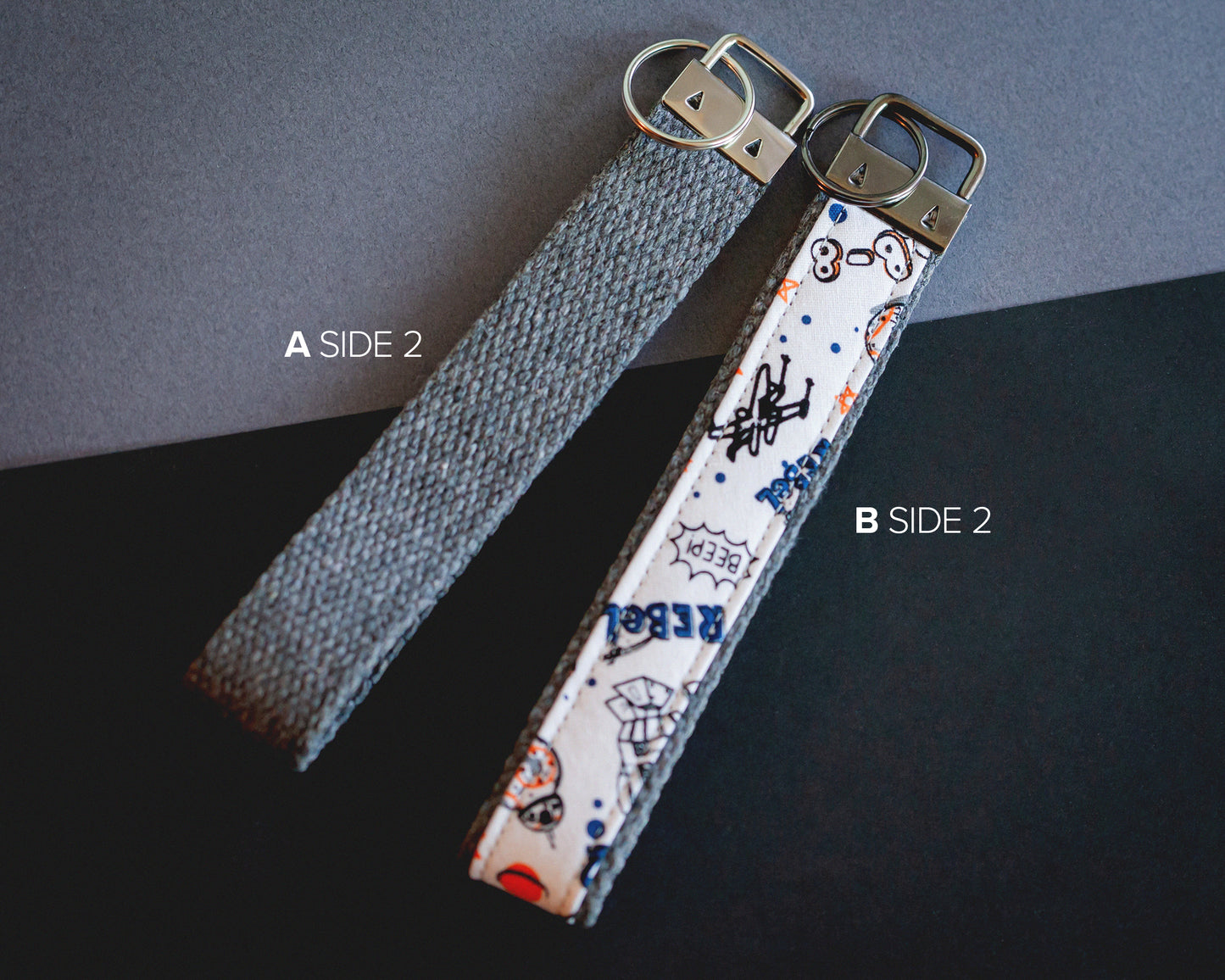 Droid Handmade Wristlet Keychain