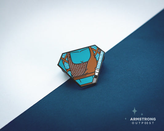 SALE! Azure Space Wizard ✧ Shield Series Pin
