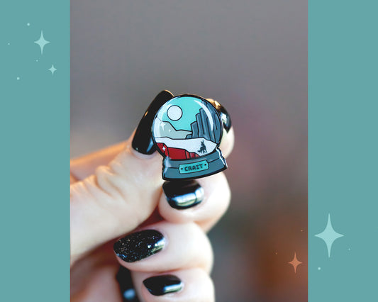 Snow Globe Pin