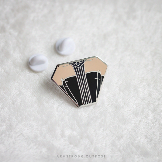 Black Dress ✧ Shield Series Pin