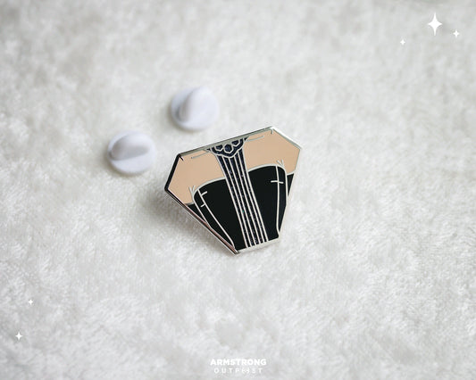 Black Dress Padme ✧ Shield Series Pin