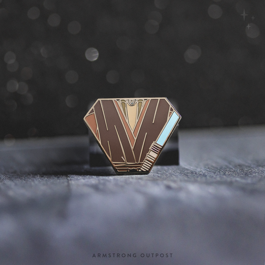 Masked Space Wizard ✧ Shield Series Pin