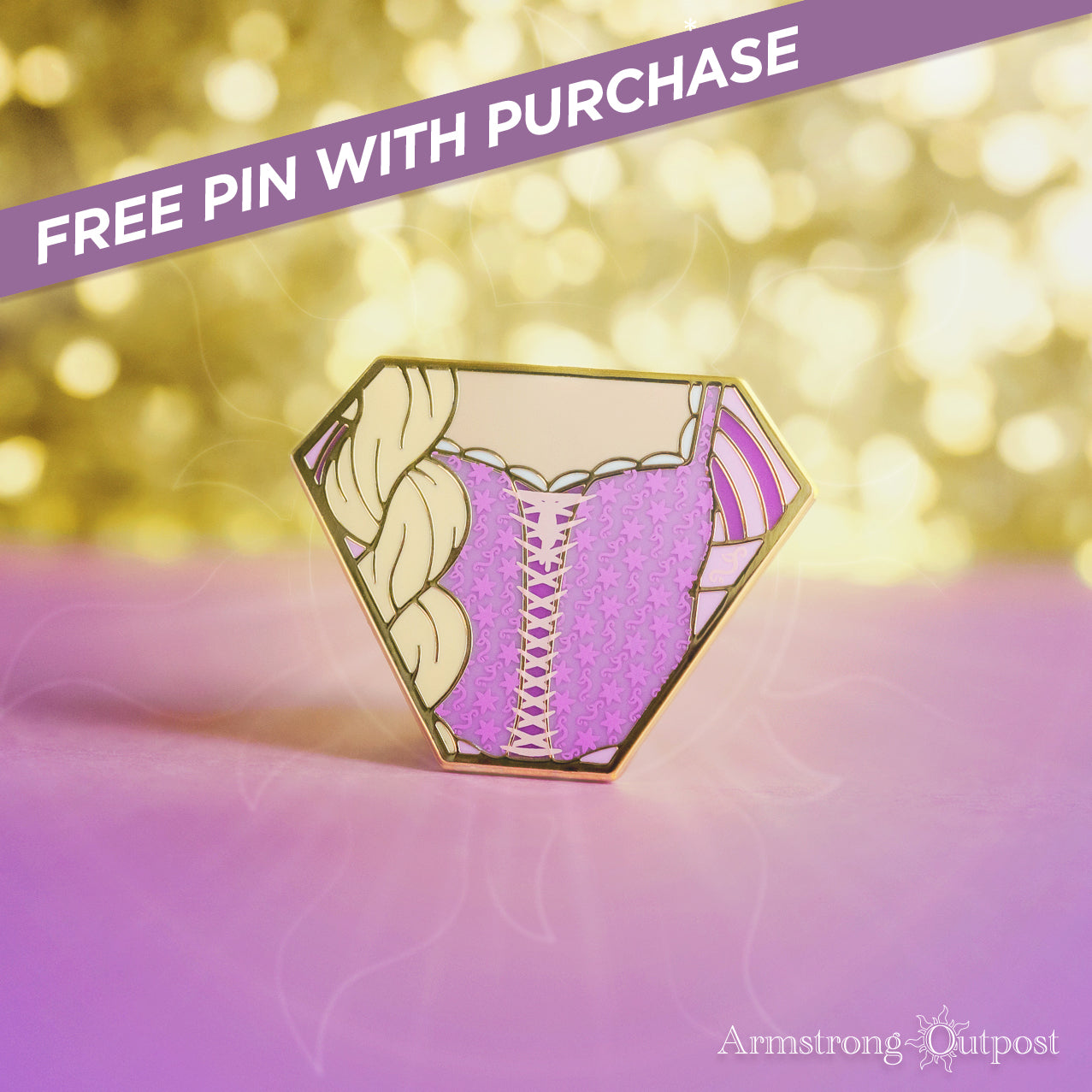 Lost Princess ✧ Special Edition Shield Pin