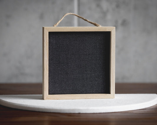 Small Lightweight Pin Displays in Charcoal