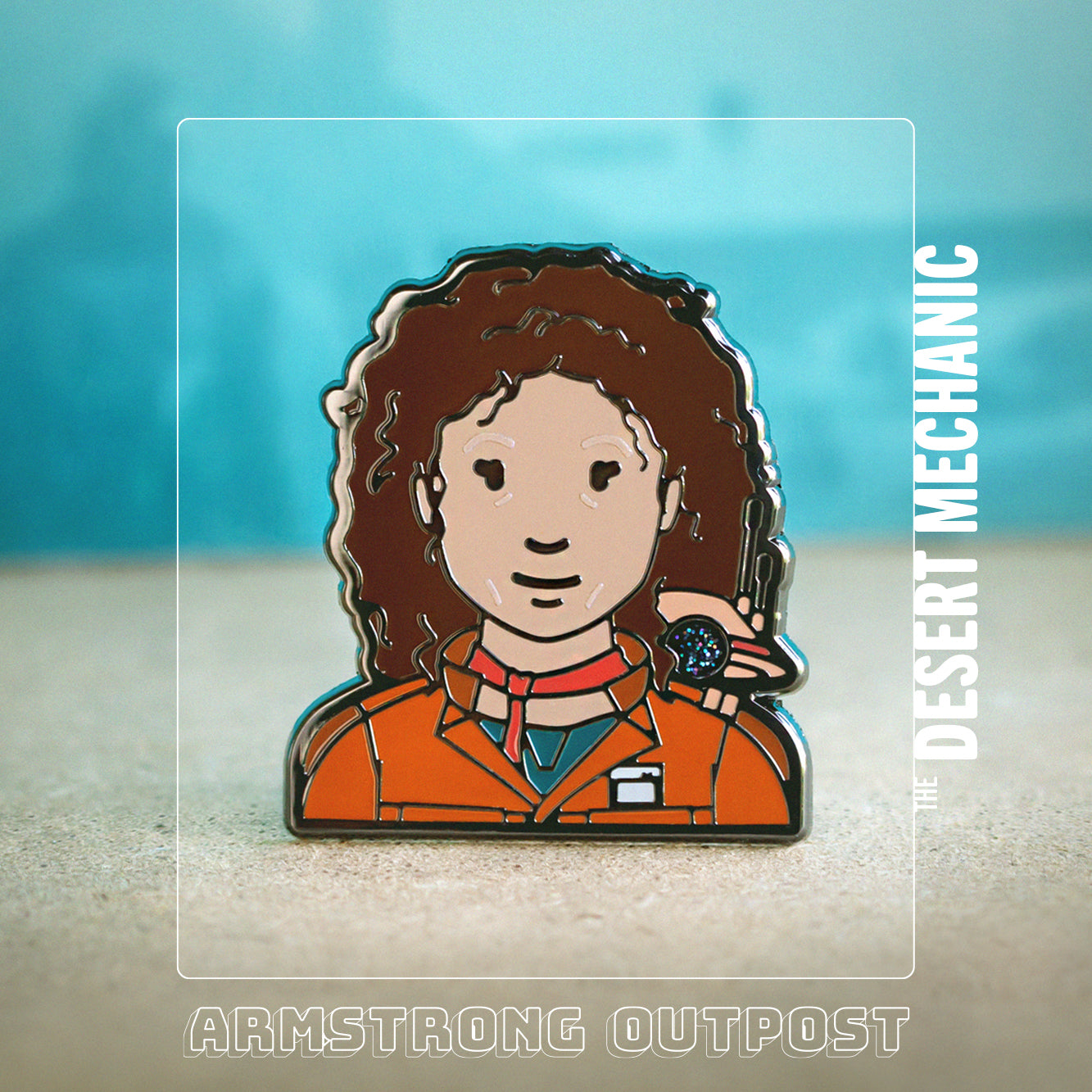 The Desert Mechanic ✧ Minimalist Pin