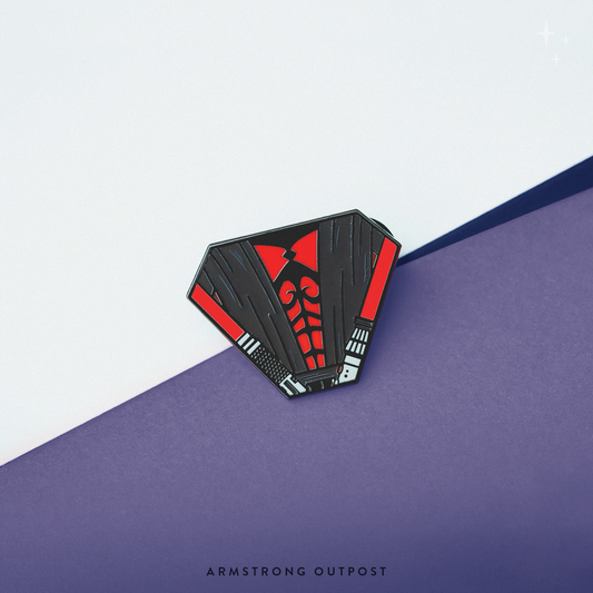 Crimson Crime Lord ✧ Shield Series Pin 058