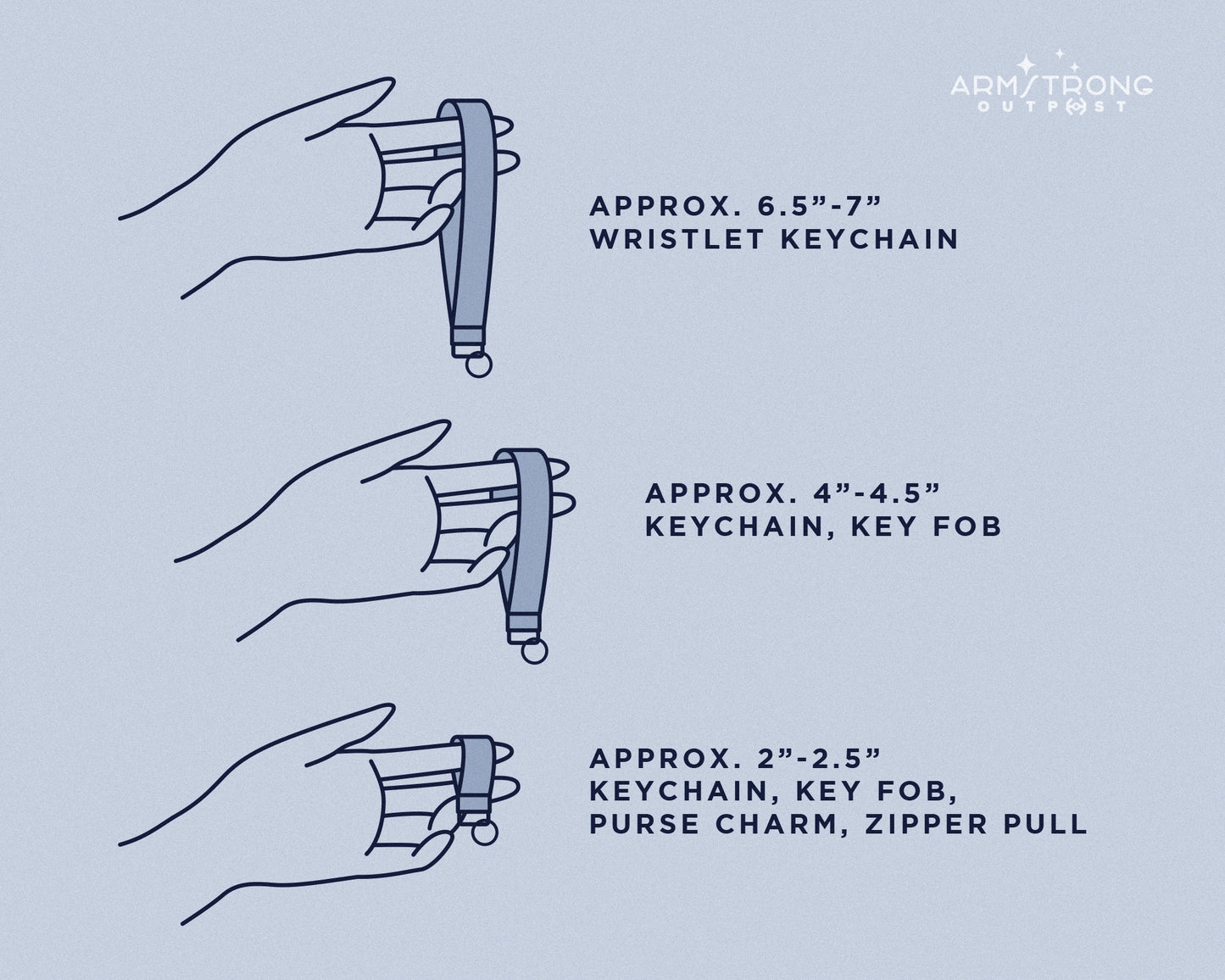 Watercolor Floral Loop Keychains