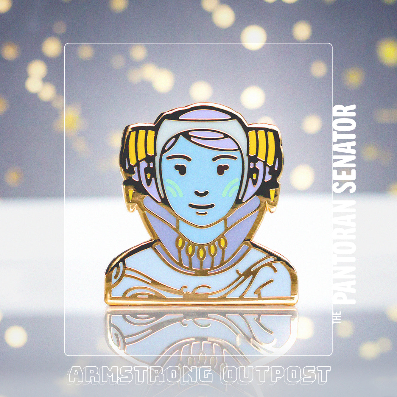 The Pantoran Senator ✧ Minimalist Pin