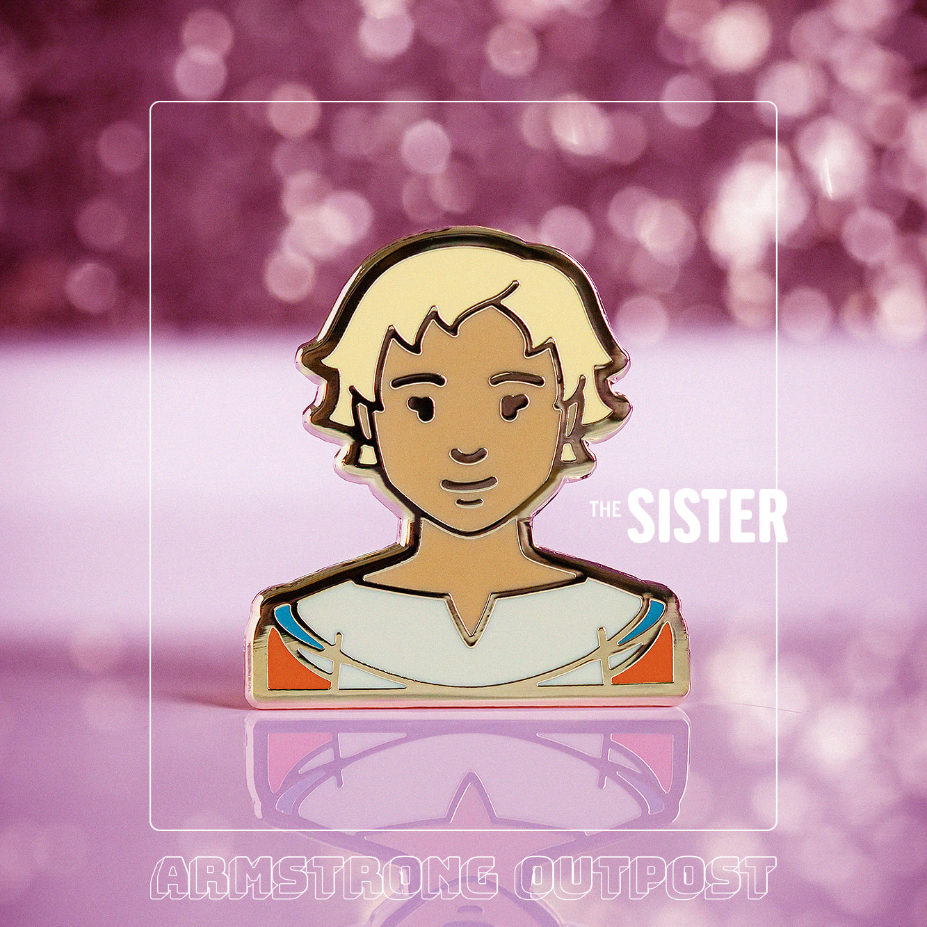 The Little Sister ✧ Minimalist Pin