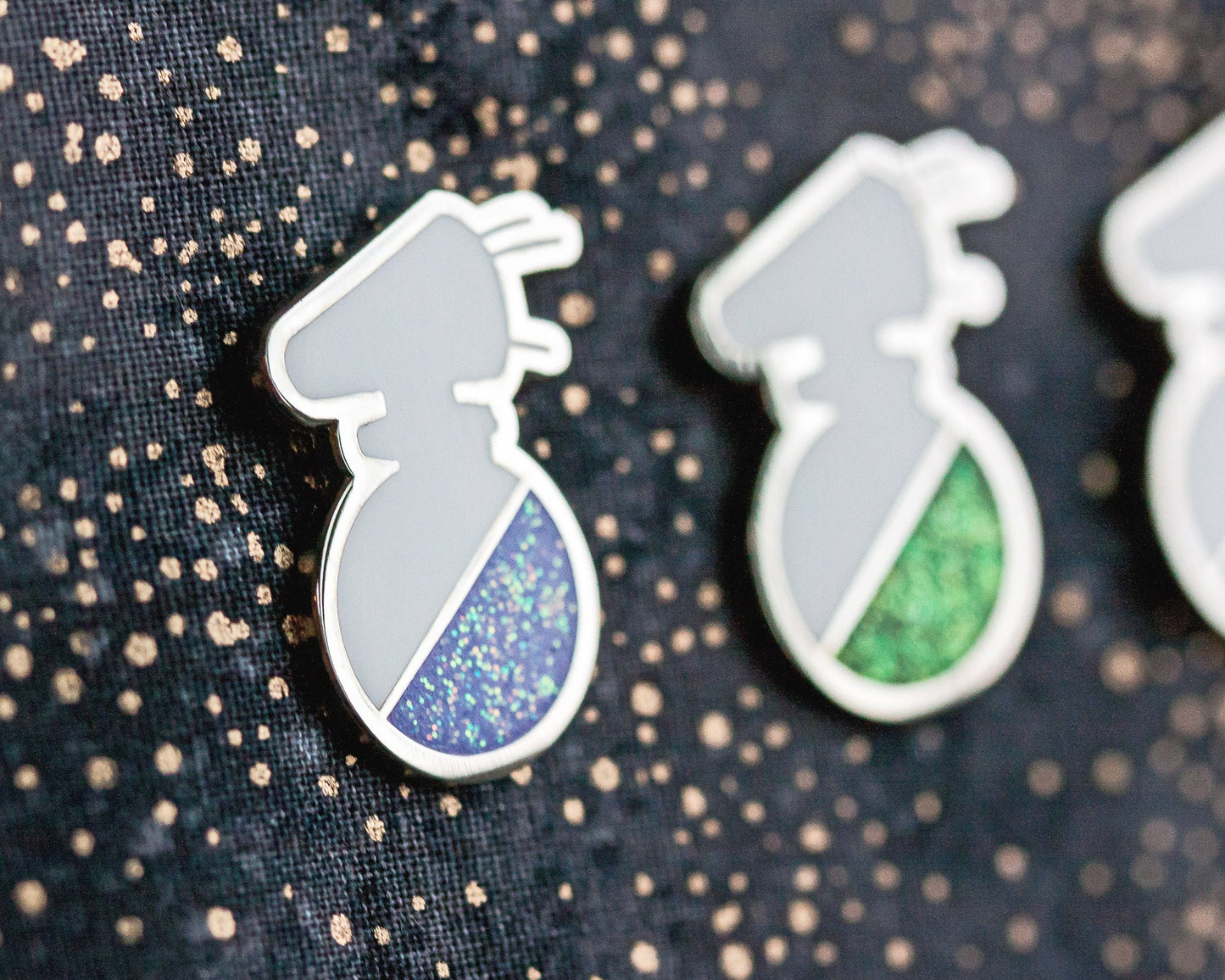 Glitter D-O Pins