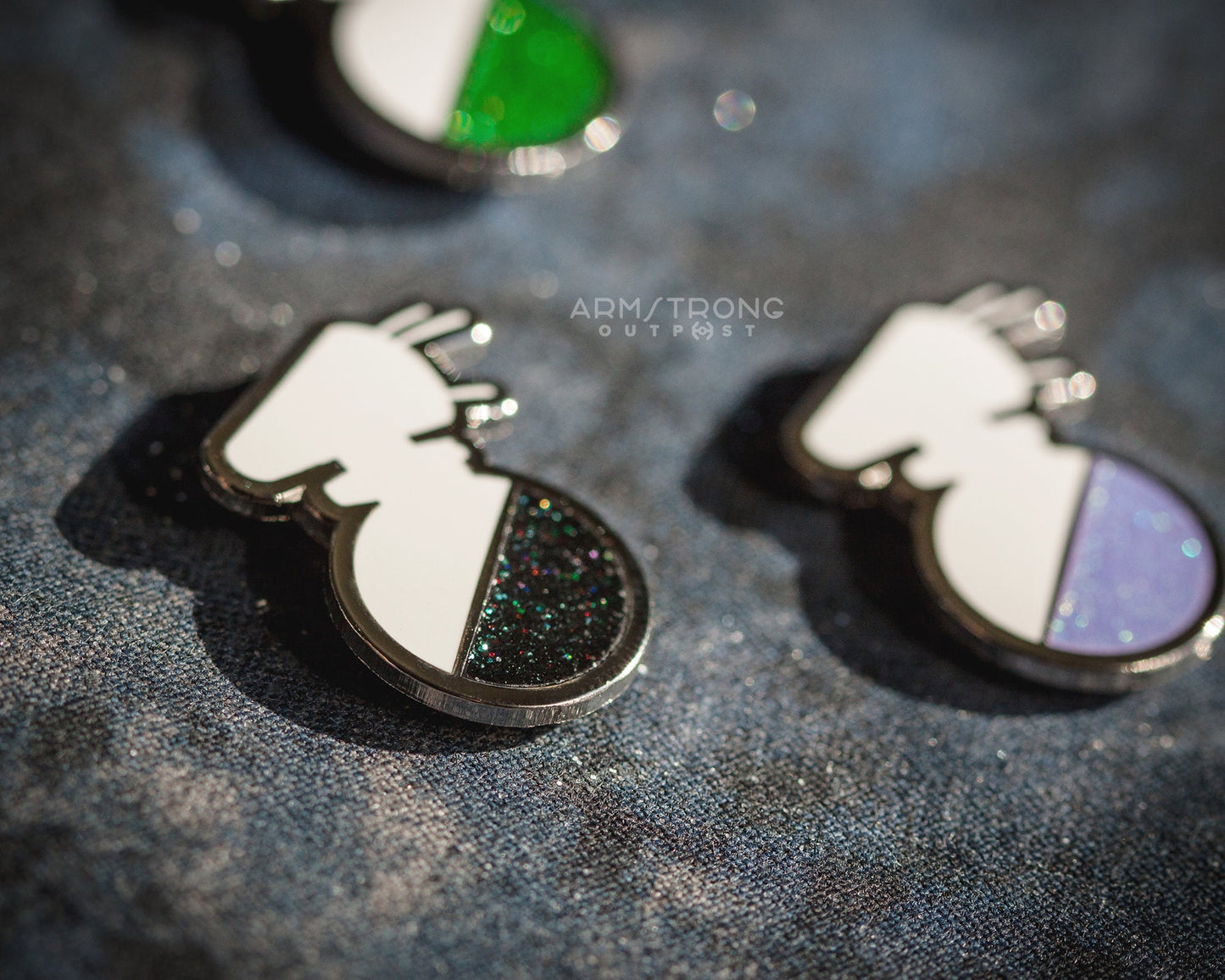 Glitter D-O Pins