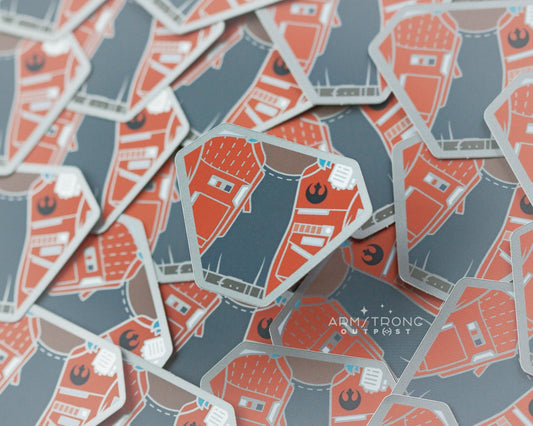 Magpie ✧ Soft-Touch Metallic Sticker