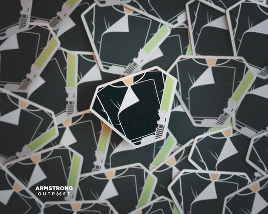 ROTJ Luke ✧ Soft-Touch Metallic Sticker