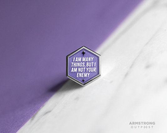 Not Your Enemy ✧ Honeycomb Pin ALMOST GONE!