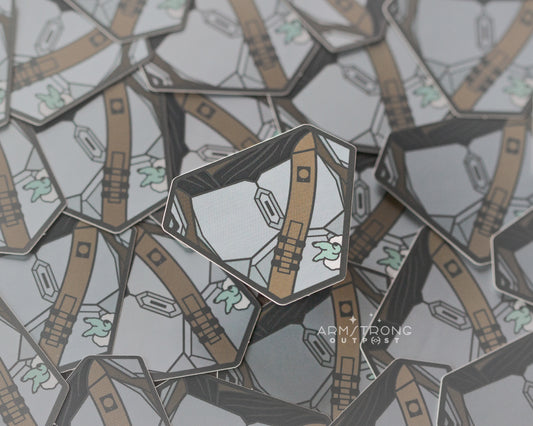 Mando ✧ Soft-Touch Metallic Sticker