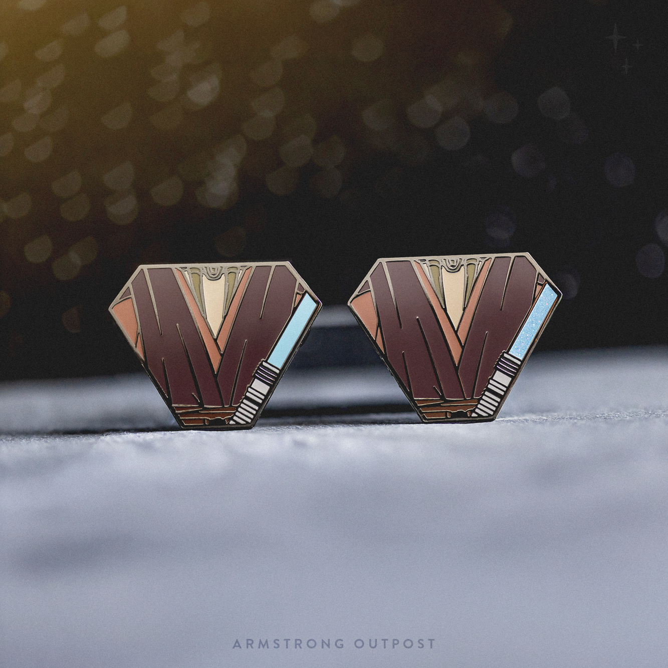 Masked Space Wizard ✧ Shield Series Pin