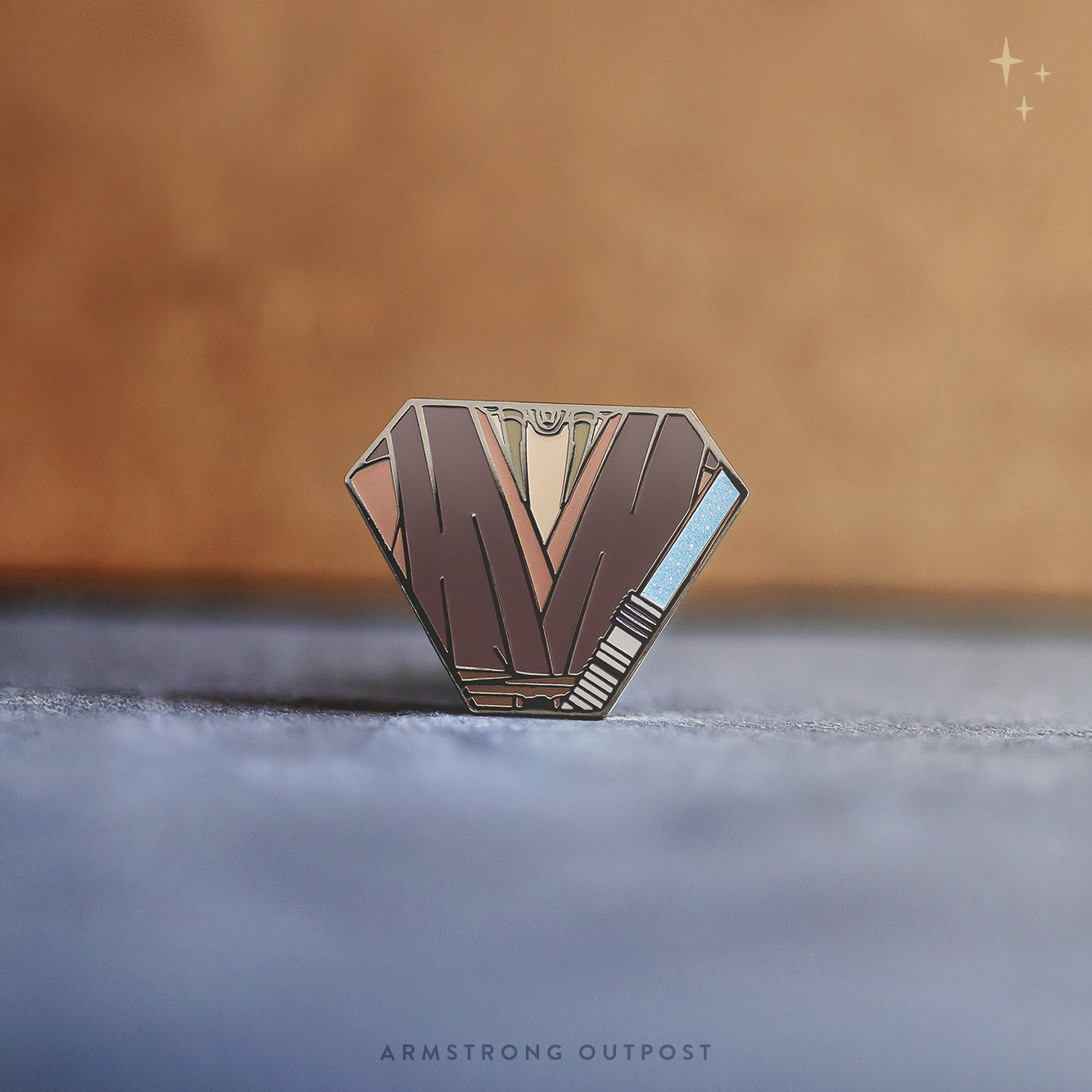 Masked Space Wizard ✧ Shield Series Pin