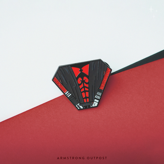 Crimson Crime Lord ✧ Shield Series Pin 058