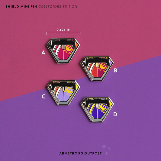 Rebel Artist Mini Shield Pins