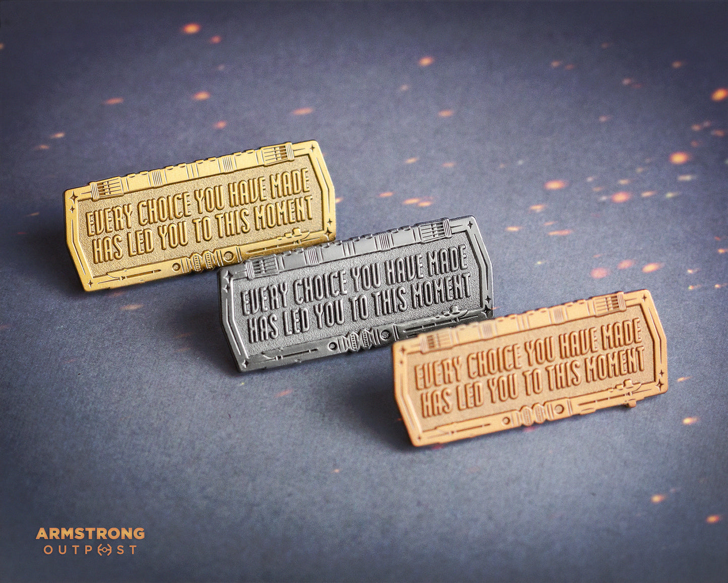 Every Choice ✧ Antique Quote Pin