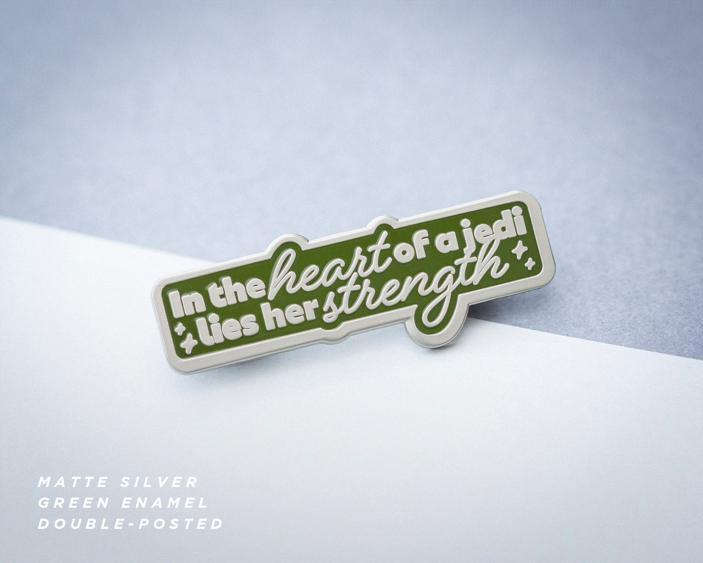 Jedi Strength ✧ Quote Pin