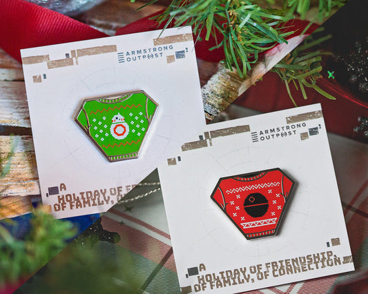 Holiday Sweater ✧ Shield Series Pins