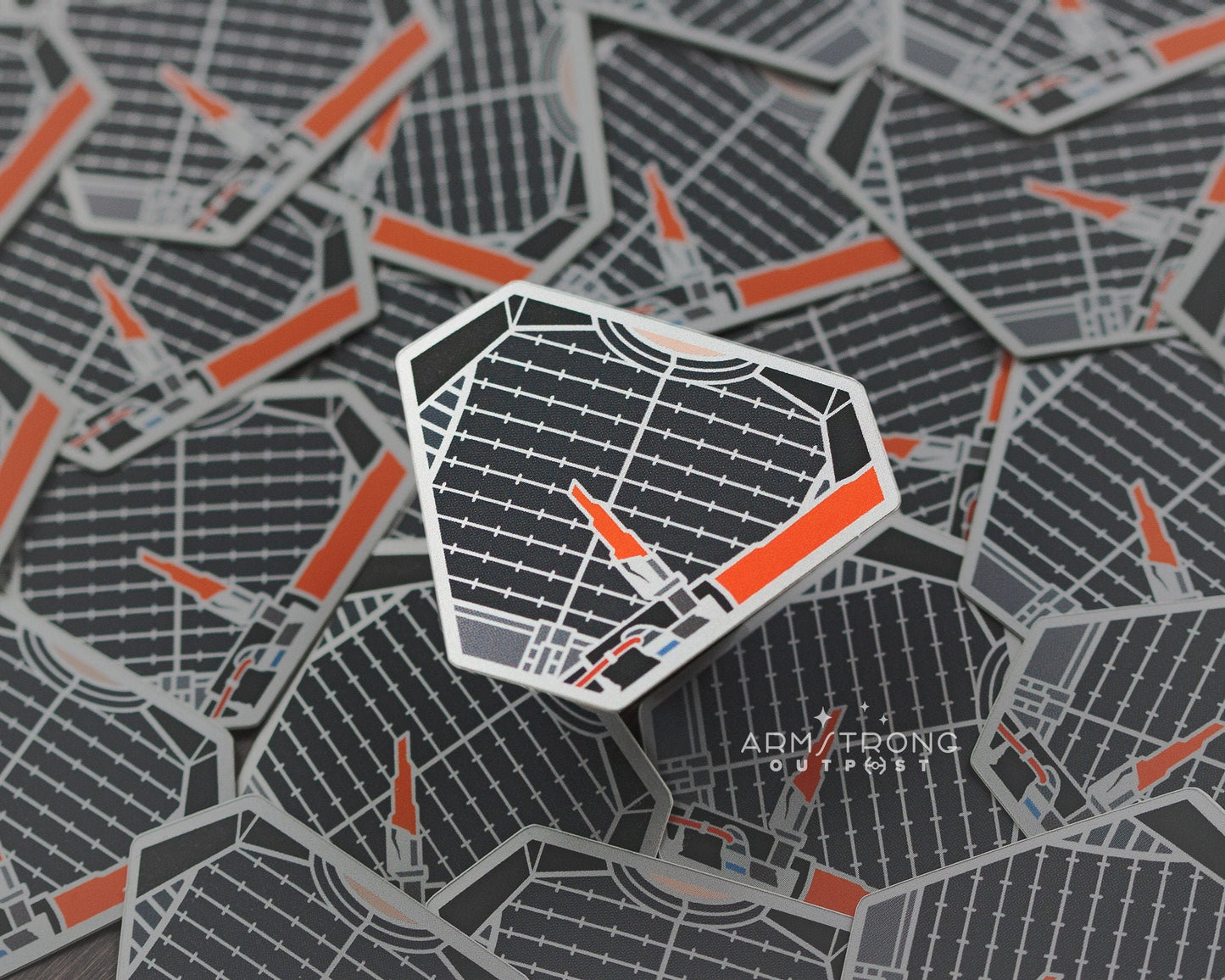 Supreme Leader ✧ Soft-Touch Metallic Sticker